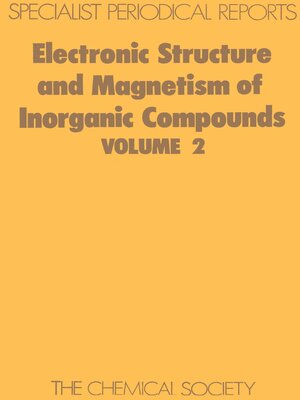 cover image of Electronic Structure and Magnetism of Inorganic Compounds